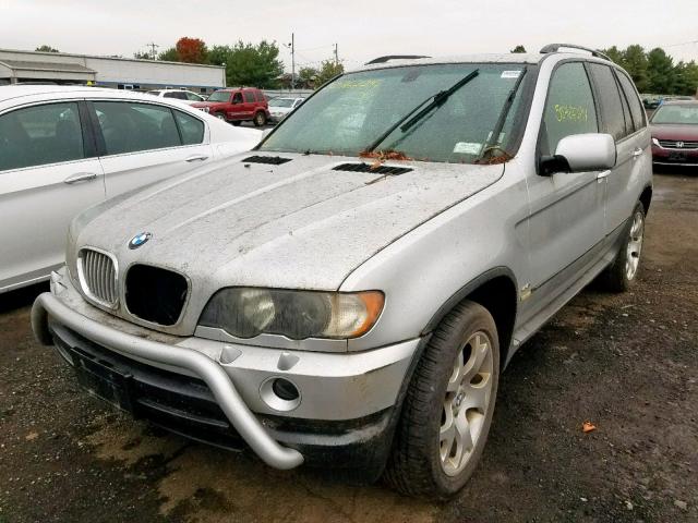 WBAFB3348YLH01142 - 2000 BMW X5 4.4I GRAY photo 2