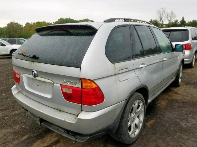 WBAFB3348YLH01142 - 2000 BMW X5 4.4I GRAY photo 4