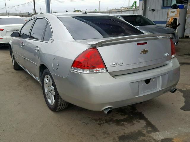 2G1WD58CX69432936 - 2006 CHEVROLET IMPALA SUP 银色 照片 3