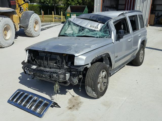 1J8HG48K07C695898 - 2007 JEEP COMMANDER Gümüş foto 2