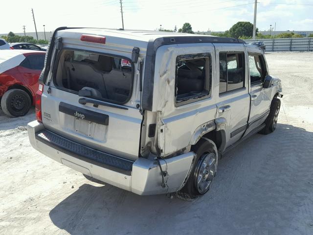 1J8HG48K07C695898 - 2007 JEEP COMMANDER Gümüş foto 4
