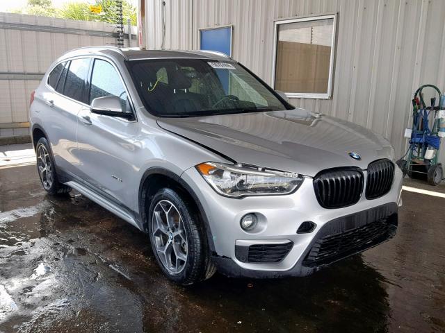 WBXHT3C32H5F76968 - 2017 BMW X1 XDRIVE2 SILVER photo 1