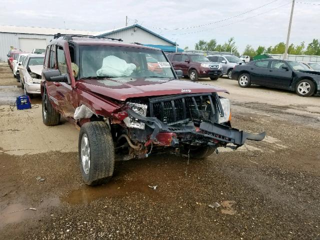 1J8HG58P77C552979 - 2007 JEEP COMMANDER მუქწითელი ფოტო 1