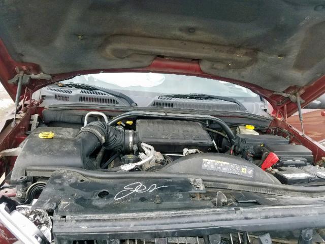 1J8HG58P77C552979 - 2007 JEEP COMMANDER მუქწითელი ფოტო 7