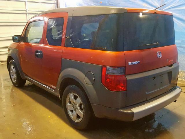 5J6YH28604L010333 - 2004 HONDA ELEMENT EX ORANGE photo 3