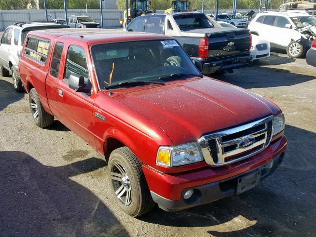 1FTLR4EE8APA73981 - 2010 FORD RANGER SUP BURGUNDY photo 1