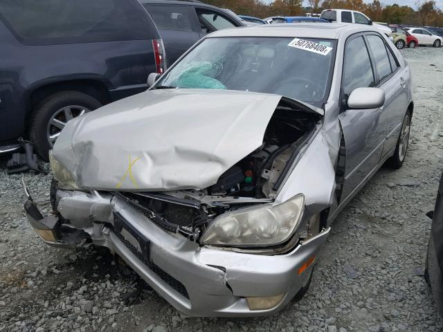 JTHBD192220037561 - 2002 LEXUS IS 300 GRAY photo 2