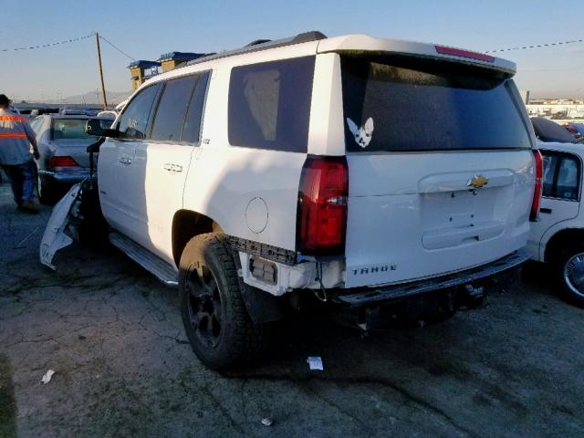 1GNSKCKC9FR203122 - 2015 CHEVROLET TAHOE K150 WHITE photo 3