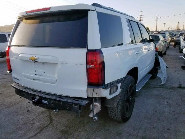 1GNSKCKC9FR203122 - 2015 CHEVROLET TAHOE K150 WHITE photo 4