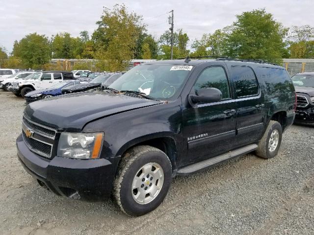 1GNSKJE36BR193305 - 2011 CHEVROLET SUBURBAN K BLACK photo 2