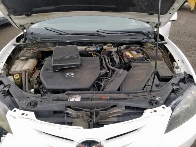 JM1BK323381832160 - 2008 MAZDA 3 S WHITE photo 7