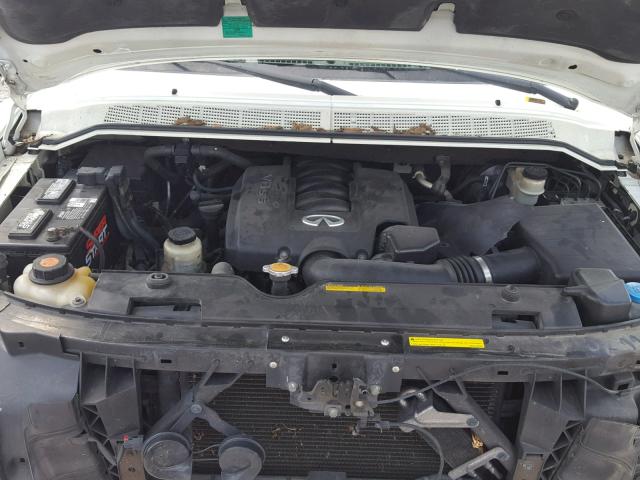 5N3AA08A16N804076 - 2006 INFINITI QX56 WHITE photo 7