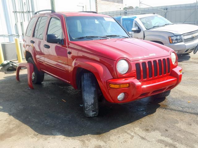 1J4GK58KX2W135928 - 2002 JEEP LIBERTY LI RED photo 1