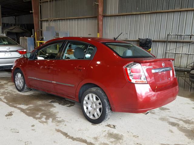 3N1AB6AP2BL684202 - 2011 NISSAN SENTRA 2.0 RED photo 3