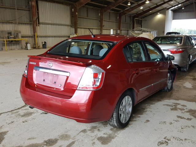 3N1AB6AP2BL684202 - 2011 NISSAN SENTRA 2.0 RED photo 4