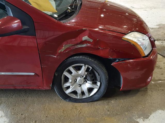 3N1AB6AP2BL684202 - 2011 NISSAN SENTRA 2.0 RED photo 9