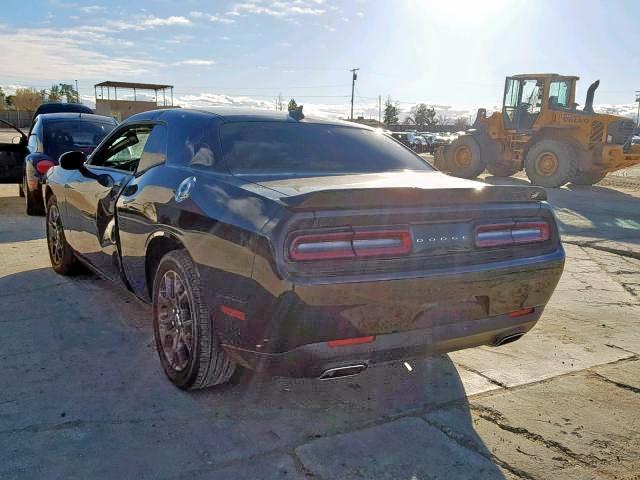 2C3CDZGG8JH205088 - 2018 DODGE CHALLENGER BLACK photo 3