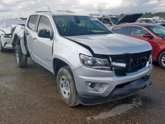 1GCGSCENXK1122263 - 2019 CHEVROLET COLORADO L SILVER photo 1