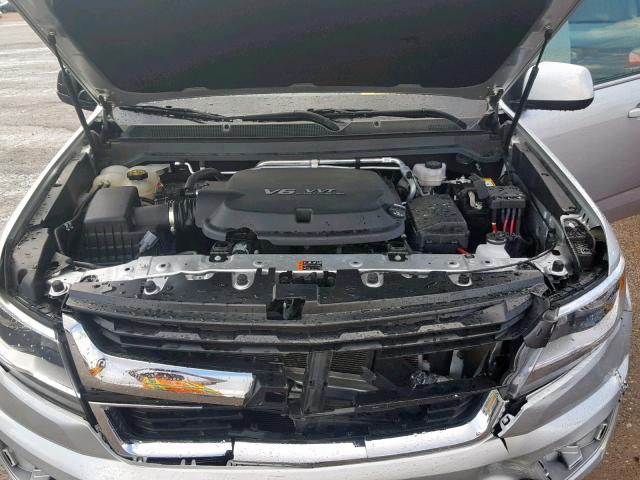 1GCGSCENXK1122263 - 2019 CHEVROLET COLORADO L SILVER photo 7