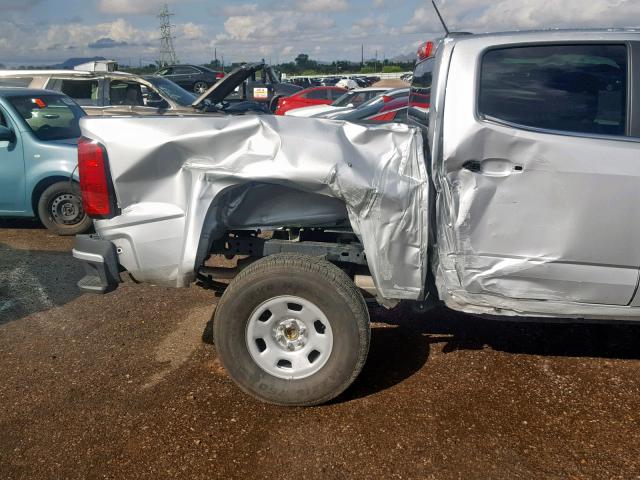 1GCGSCENXK1122263 - 2019 CHEVROLET COLORADO L SILVER photo 9