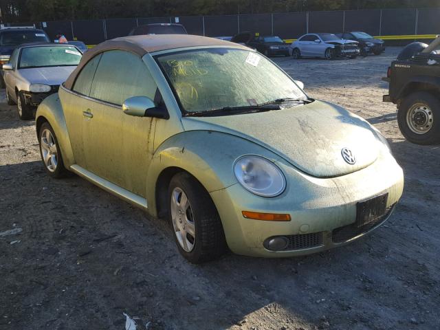 3VWSF31Y87M420395 - 2007 VOLKSWAGEN NEW BEETLE 绿色 照片 1