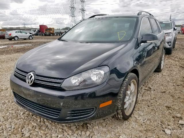 3VWPL7AJ4EM601208 - 2014 VOLKSWAGEN JETTA TDI BLACK photo 2