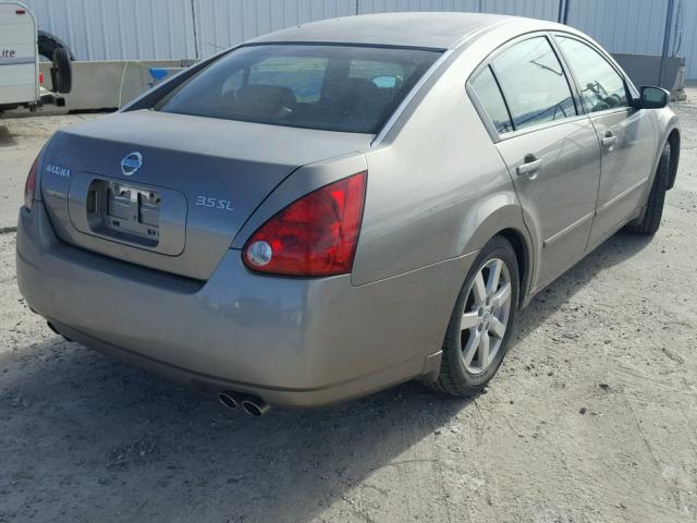 1N4BA41E04C859378 - 2004 NISSAN MAXIMA SE GOLD photo 4