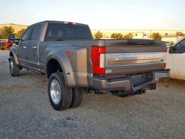 1FT8W4DTXKEC66354 - 2019 FORD F450 SUPER BROWN photo 3