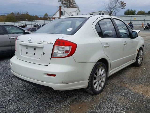 JS2YC414185100034 - 2008 SUZUKI SX4 WHITE photo 4