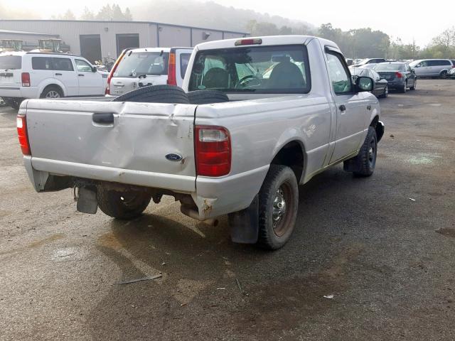 1FTYR10D31PB73912 - 2001 FORD RANGER GRAY photo 4