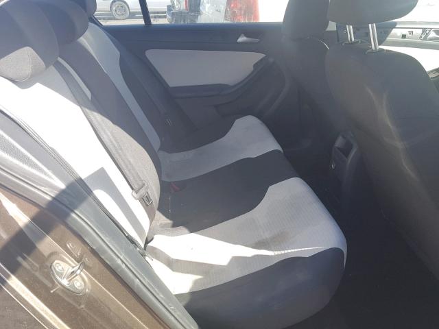 3VW1K7AJ0FM331212 - 2015 VOLKSWAGEN JETTA BASE 棕色 照片 6