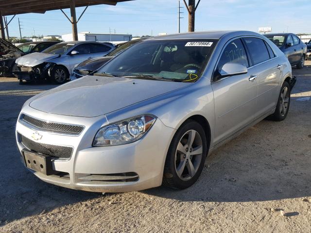 1G1ZC5E05CF284840 - 2012 CHEVROLET MALIBU 1LT 银色 照片 2