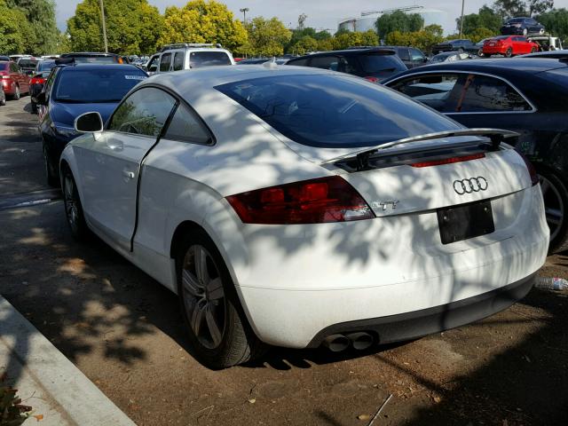 TRUHF38J291018142 - 2009 AUDI TT WHITE photo 3