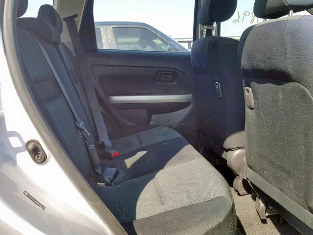 JTKKT624365002137 - 2006 TOYOTA SCION XA SILVER photo 6