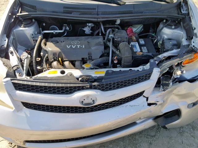 JTKKT624365002137 - 2006 TOYOTA SCION XA SILVER photo 7