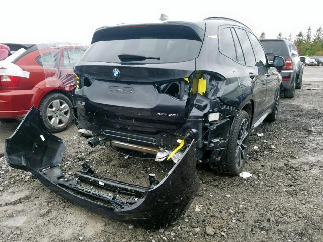 5UXTR9C55KLE12173 - 2019 BMW X3 XDRIVE3 BLACK photo 4