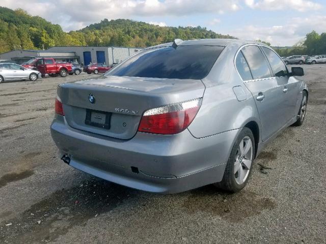 WBANF33517CW71325 - 2007 BMW 525 XI GRAY photo 4