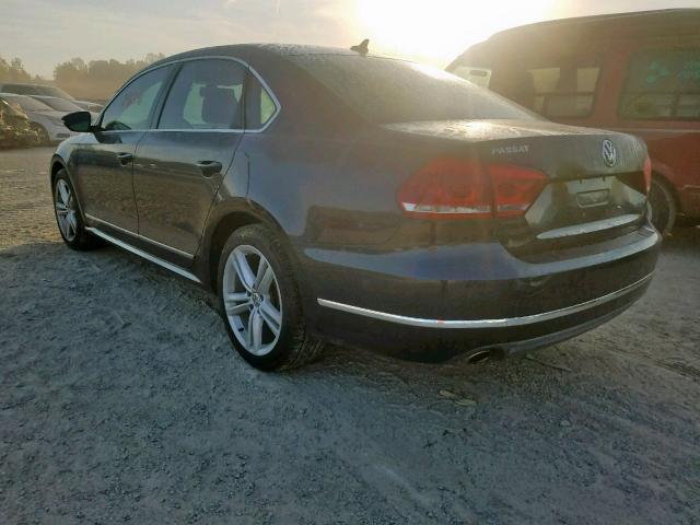 1VWBN7A37CC083809 - 2012 VOLKSWAGEN PASSAT SE BLUE photo 3