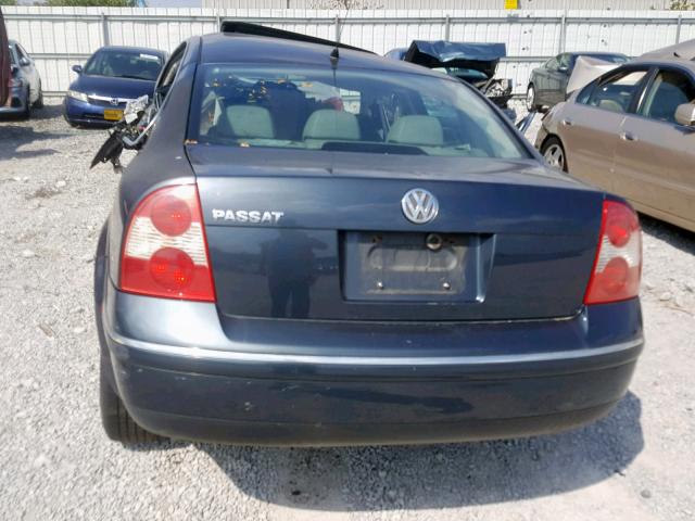 WVWPD63B14E061322 - 2004 VOLKSWAGEN PASSAT GLS BLUE photo 9