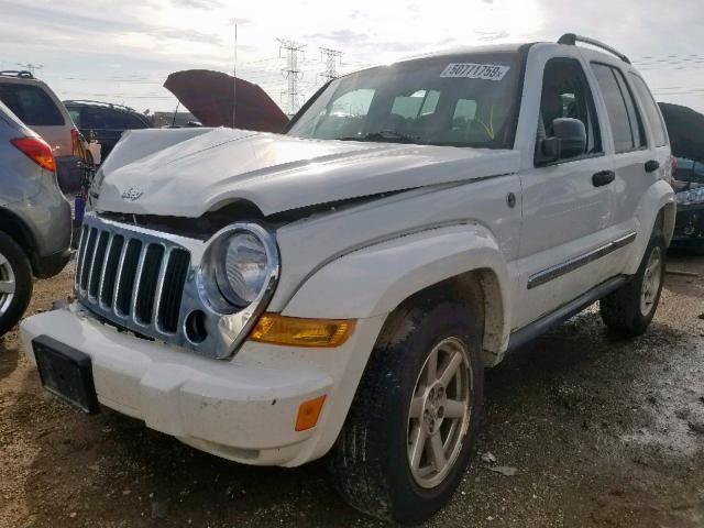 1J4GL58K05W700883 - 2005 JEEP LIBERTY LI WHITE photo 2