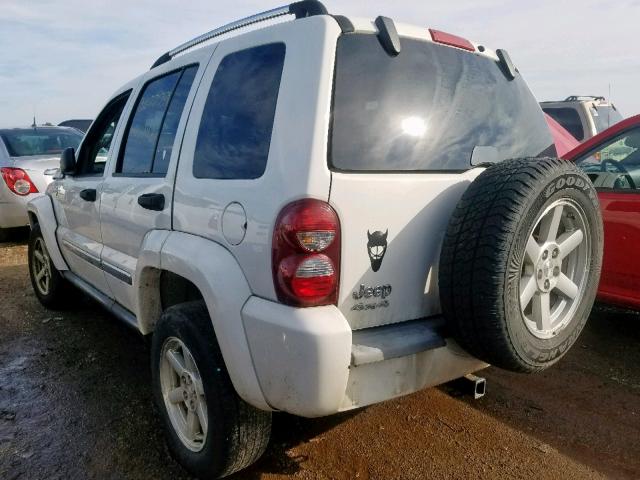 1J4GL58K05W700883 - 2005 JEEP LIBERTY LI WHITE photo 3