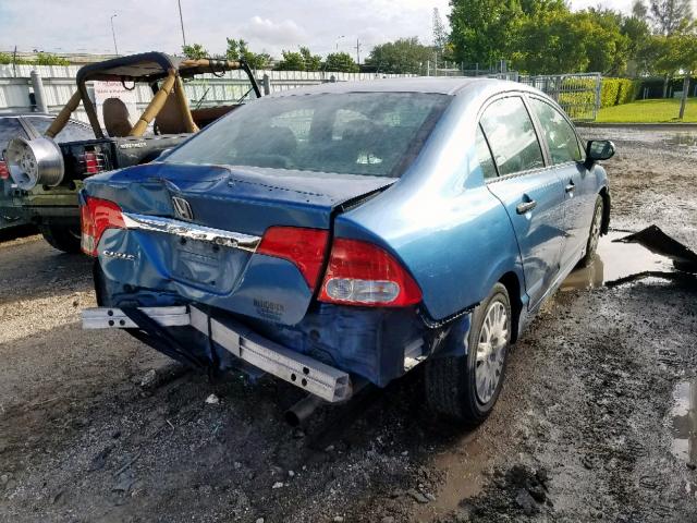 19XFA1F39AE063850 - 2010 HONDA CIVIC VP BLUE photo 4