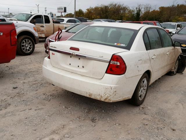1G1ZS51F86F238789 - 2006 CHEVROLET MALIBU LS 白色 照片 4