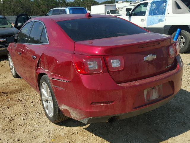 1G11H5SA7DF320525 - 2013 CHEVROLET MALIBU LTZ RED photo 3