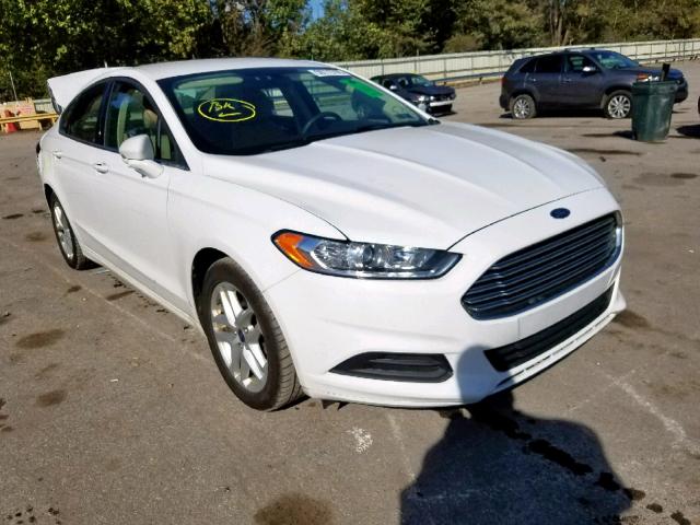 3FA6P0H7XGR336343 - 2016 FORD FUSION SE WHITE photo 1