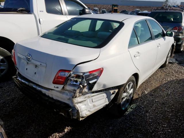 4T1BE46KX9U844915 - 2009 TOYOTA CAMRY BASE WHITE photo 4