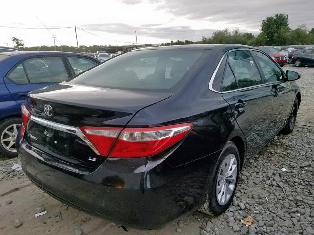 4T4BF1FK5FR461297 - 2015 TOYOTA CAMRY LE BLACK photo 4