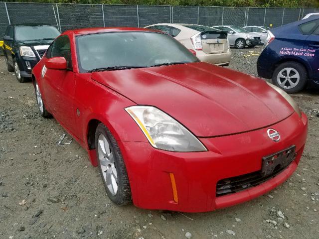 JN1AZ34E64M155316 - 2004 NISSAN 350Z COUPE RED photo 1