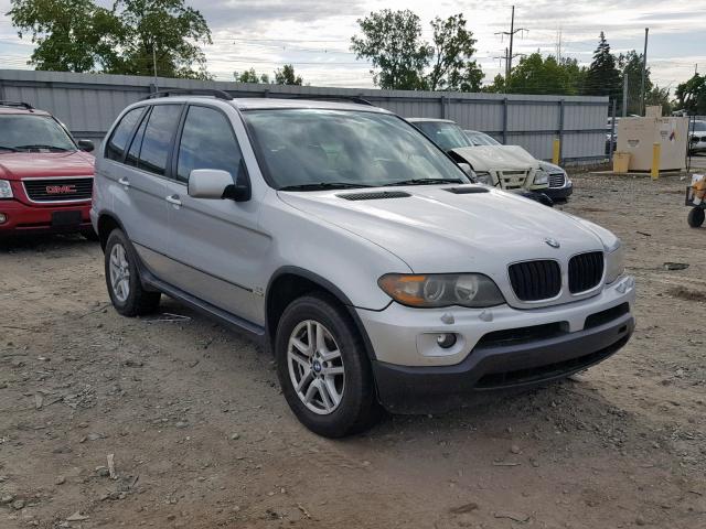 5UXFA13556LY31634 - 2006 BMW X5 3.0I SILVER photo 1