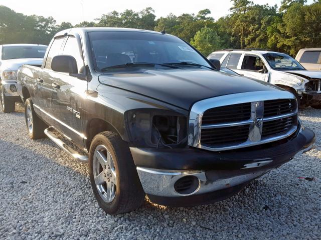 1D7HA18P07S164215 - 2007 DODGE RAM 1500 S BLACK photo 1